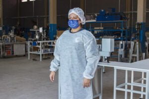Avental Descartável na Fabrica