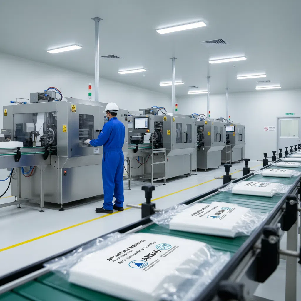 Fabricar de acordo com as normas da Anvisa