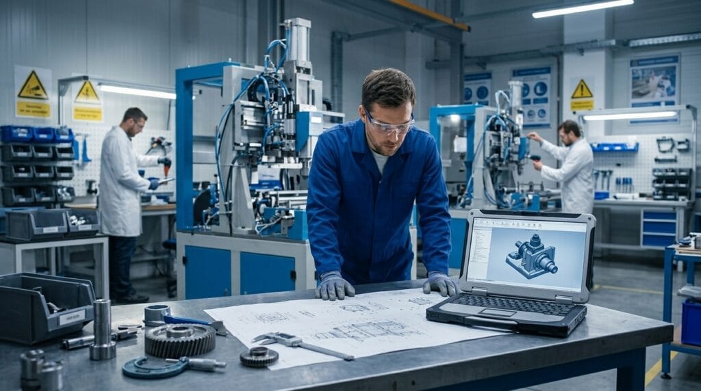 Projetos especiais de máquinas industriais