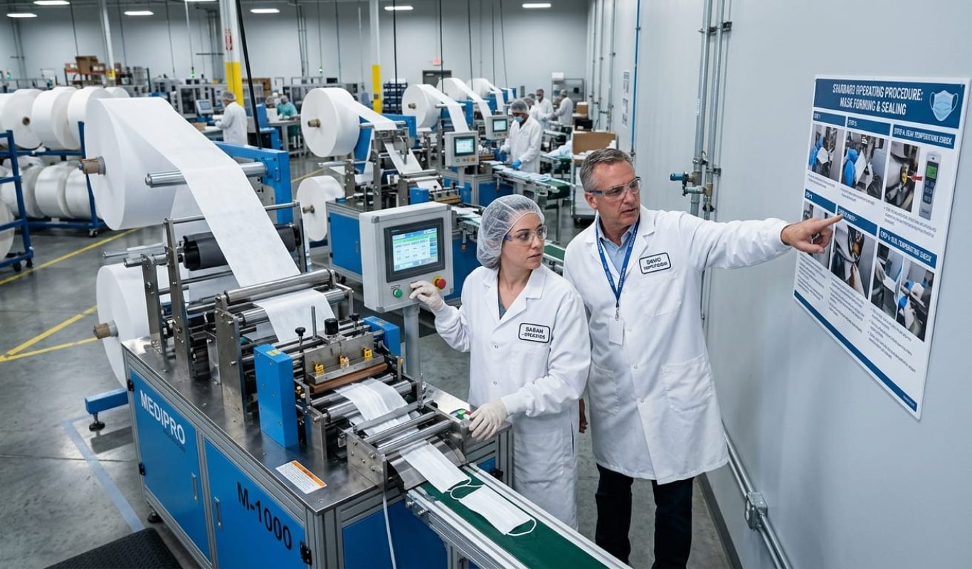 Trabalhando na Industria hospistalar de decartáveis